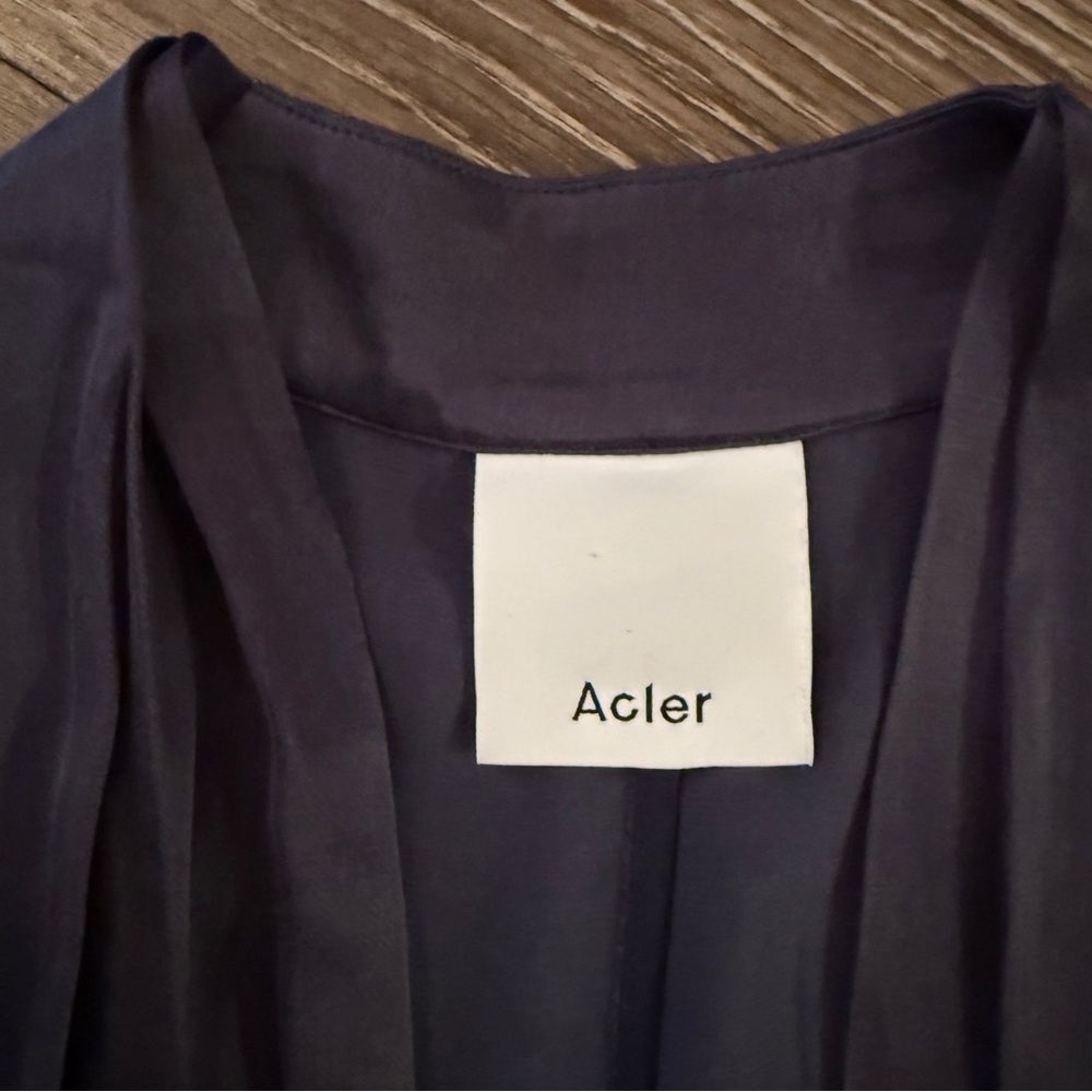 ACLER Martin Flute-sleeve Dress In Midnight - Picture 5 of 11